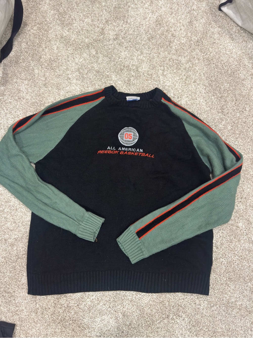 Retro Mid - Late 2000s Reebok Basketball Crewneck Sweater